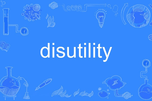 disutility