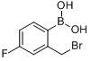 2-溴甲基-4-氟苯基硼酸