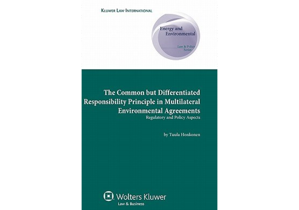 The Common but Differentiated Responsibility Principle in Multilateral Environmental Agreements