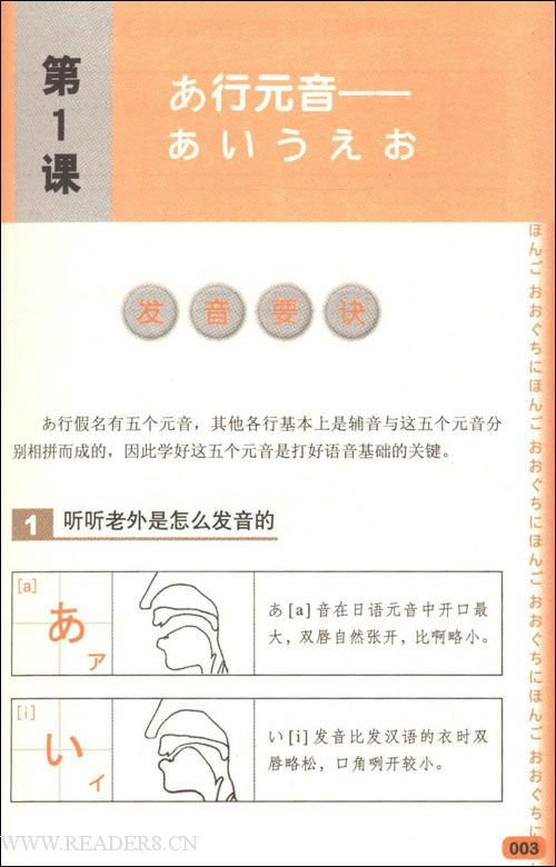 日語零起點多媒體課堂：發音、單詞、句子