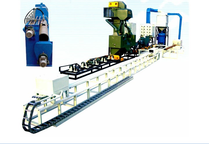 鋼管內外壁拋丸機