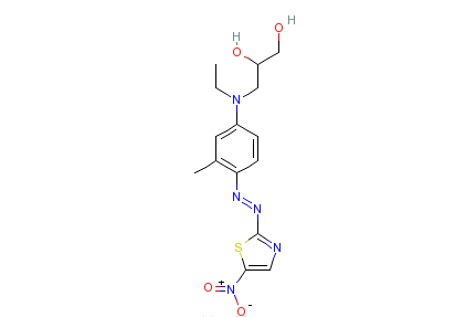 3-[乙基[3-甲基-4-[（5-硝基-2-噻唑基）偶氮]苯基]氨基]-1,2-丙二醇