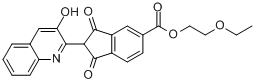 2,3-二氫-2-（3-羥基-2-喹啉基）-1,3-二氧代-1H-茚-5-羧酸-2-乙氧基乙酯