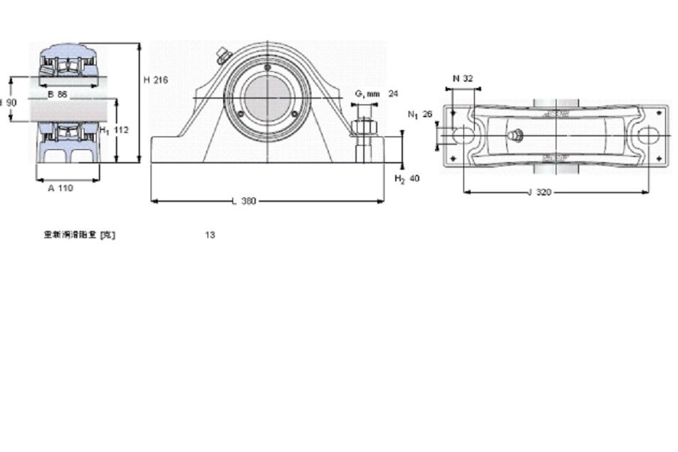 SKF SYNT90FTS軸承