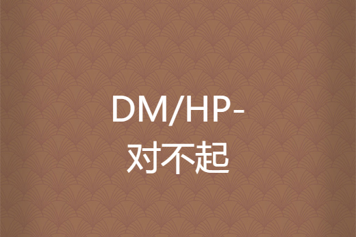 DM/HP-對不起