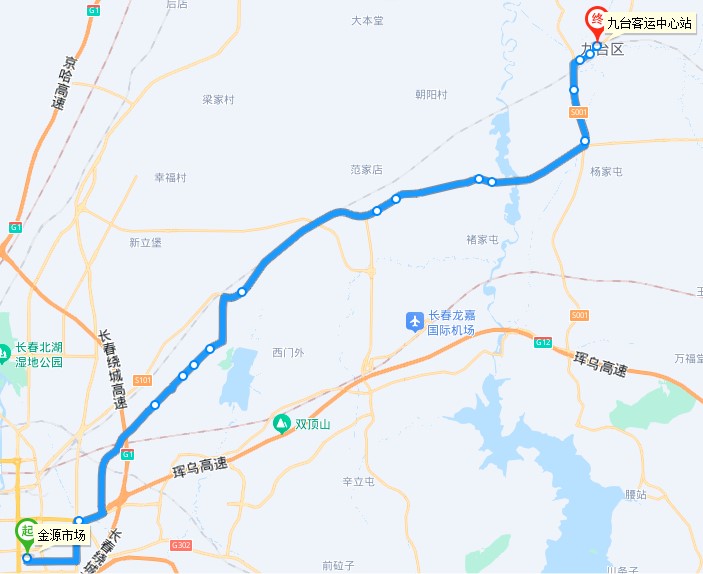 長春公交T398路