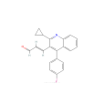 (E)-3-[2-環丙基-4-（4-氟苯基）-3-喹啉-2-丙烯醛