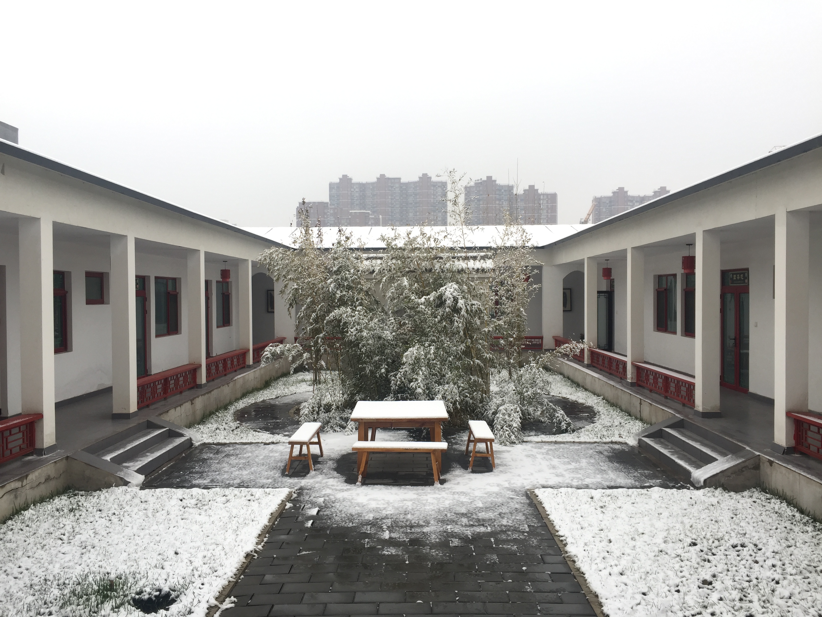 北京禮樂書院雪景