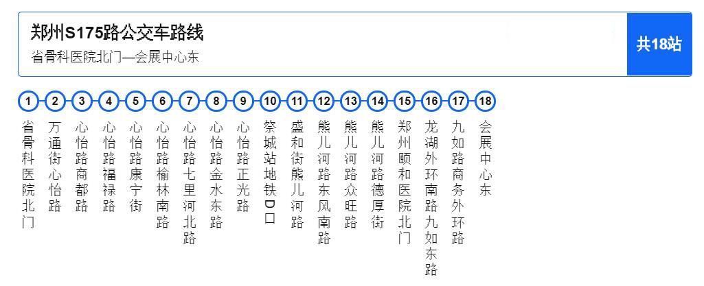 鄭州公交S175路