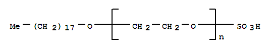 α-磺基-ω-十八烷氧基聚氧乙烯醚