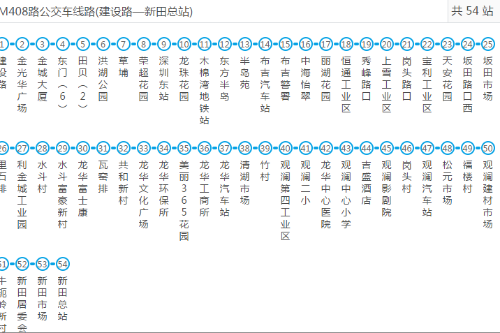 深圳公交M408路