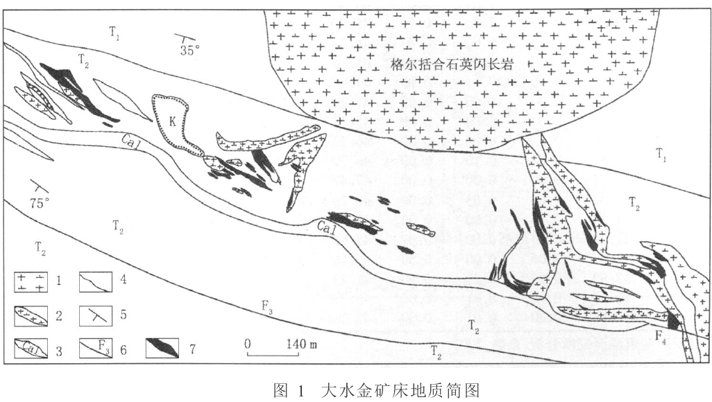 大水金礦床