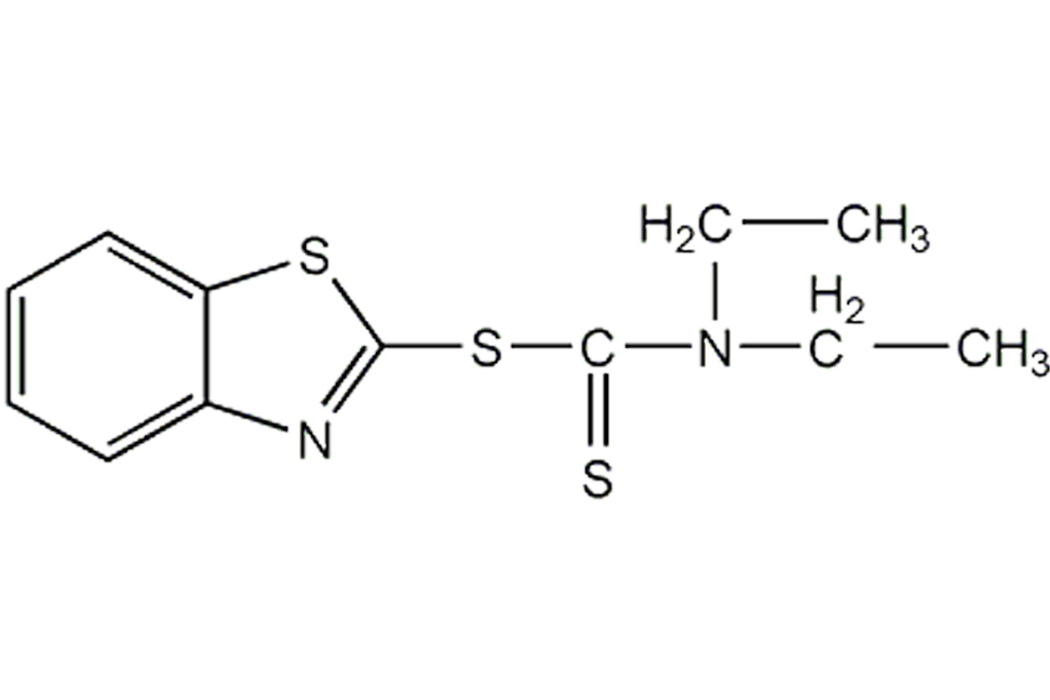 二乙基二硫代氨基甲酸-2-苯並噻唑酯