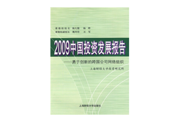 2009中國投資發展報告