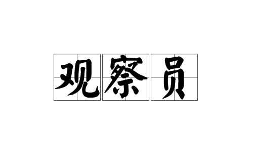 觀察員(漢語詞語)