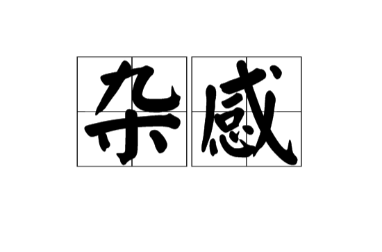 雜感(漢語詞語)