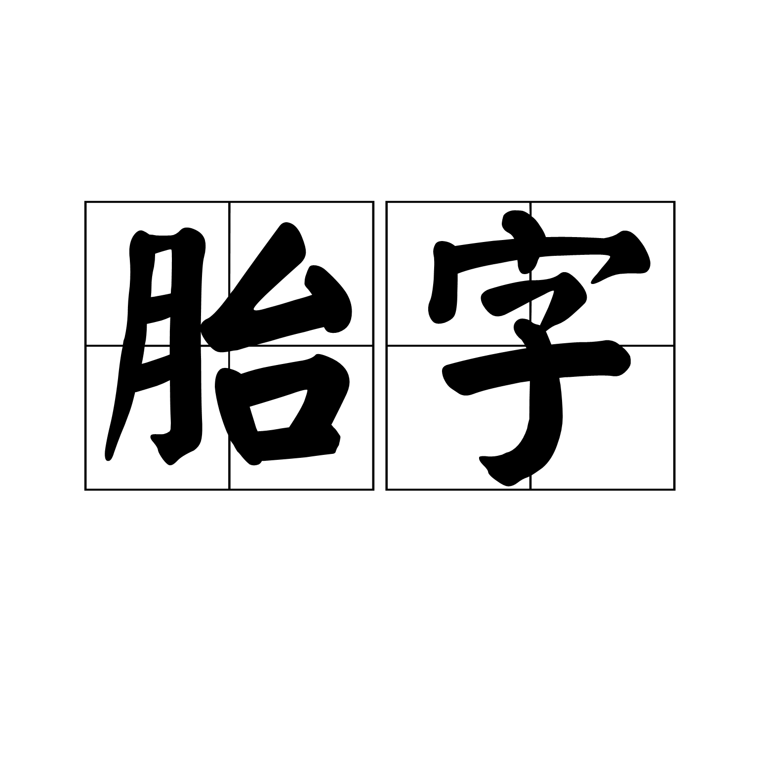 胎字