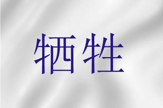 犧牲(聖經詞語)