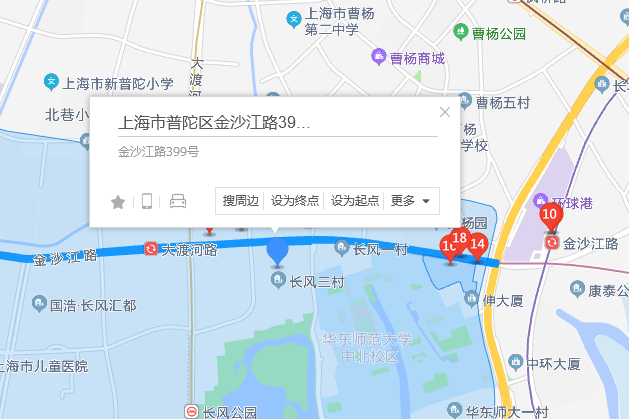 金沙江路399號