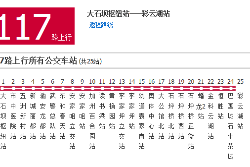 重慶公交117路