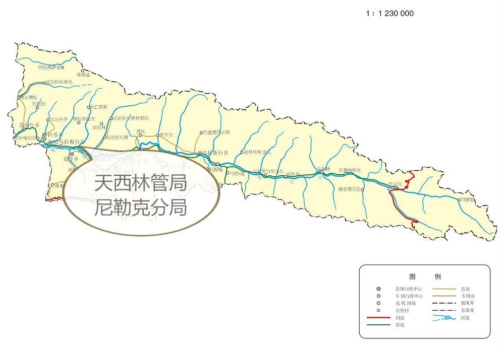 新疆維吾爾自治區天山西部國有林管理局尼勒克分局