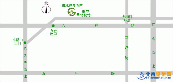 御林湯泉交通線路圖