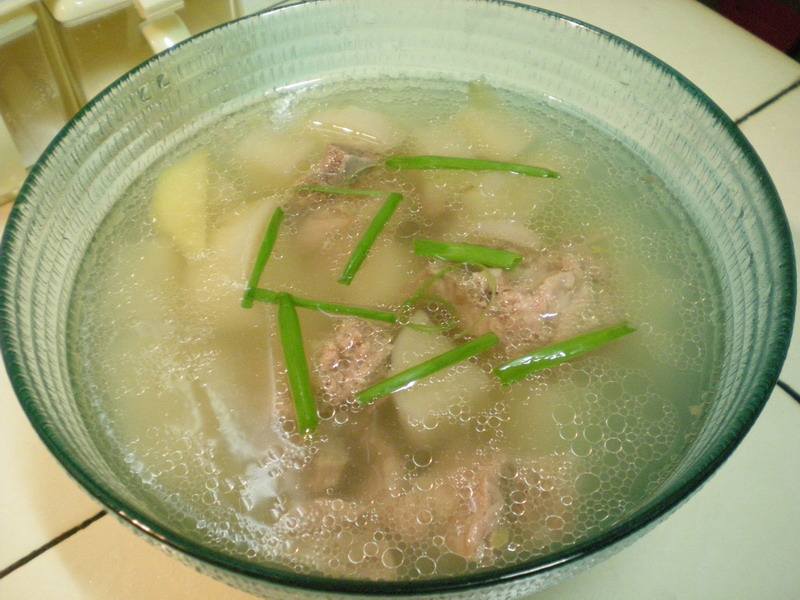 蘿蔔子蔊菜湯