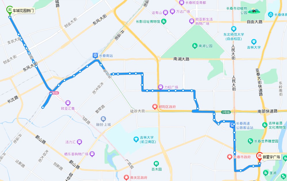 長春公交G208路