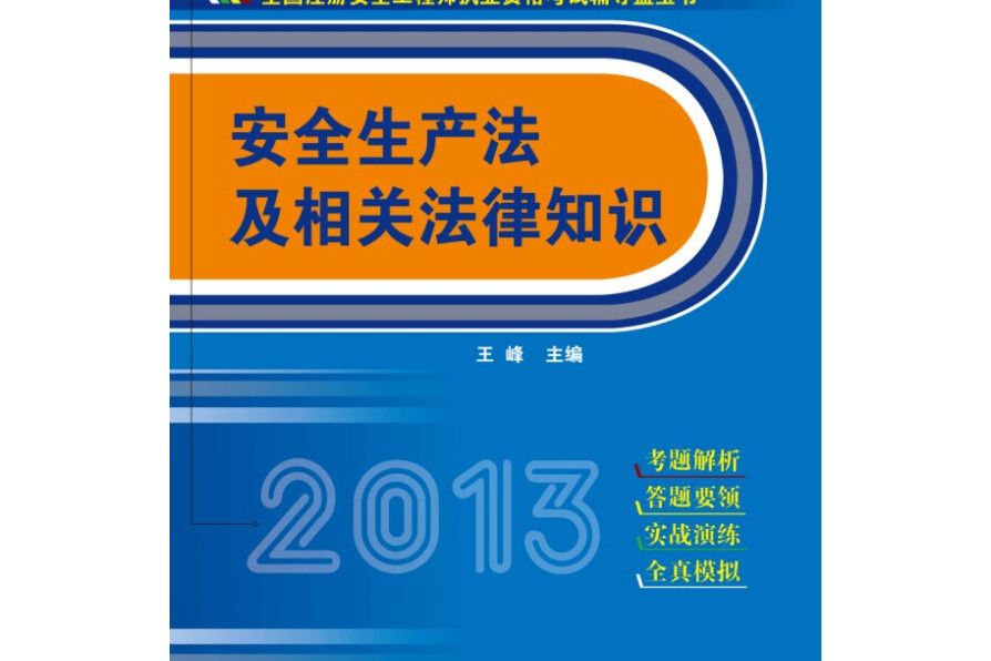 2013年全國註冊安全工程師執業資格考試輔導藍寶書