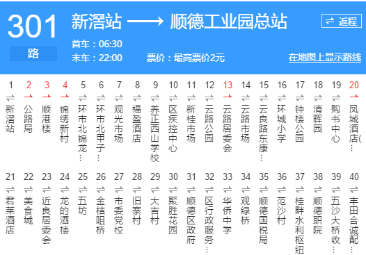 佛山公交301路