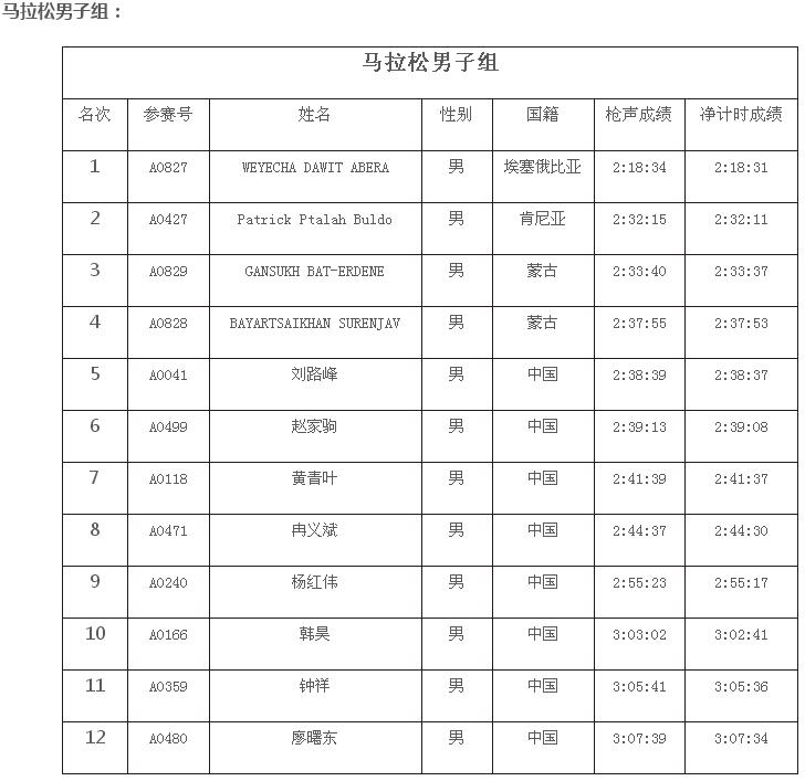 2017荊州國際馬拉松