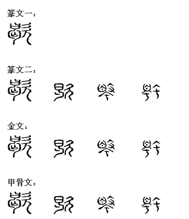 漢字演變