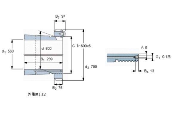 SKF OH39/600H軸承