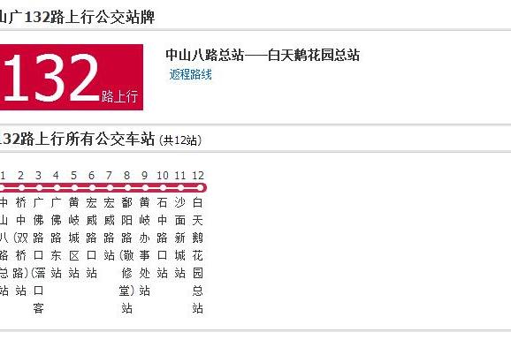 佛山公交廣132路