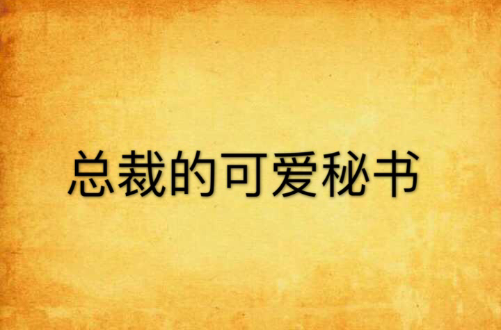 總裁的可愛秘書