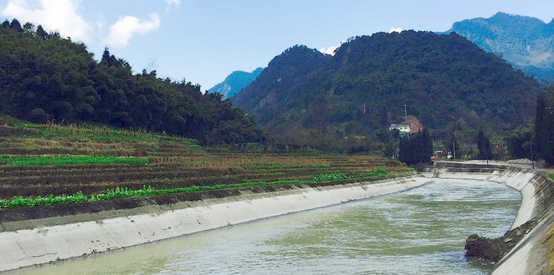 玉溪河灌區引水渠道