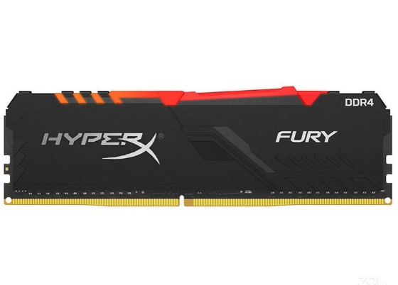 金士頓駭客神條FURY 8GB DDR4 2666 RGB(HX426C16FB3A/8)