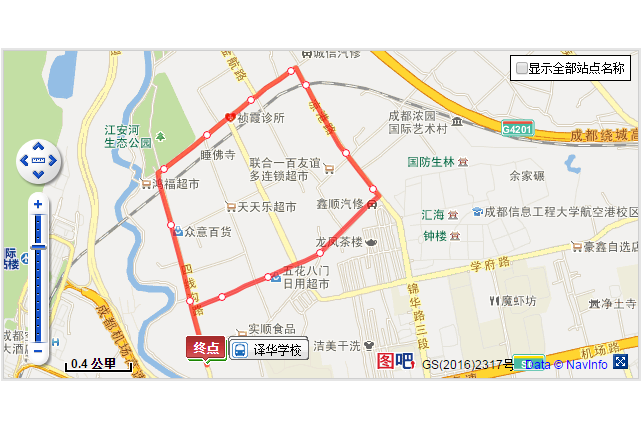 成都公交1098路環線