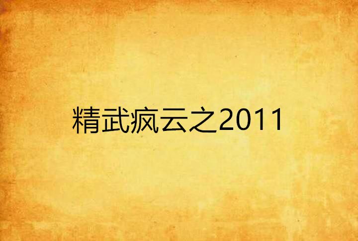 精武瘋雲之2011