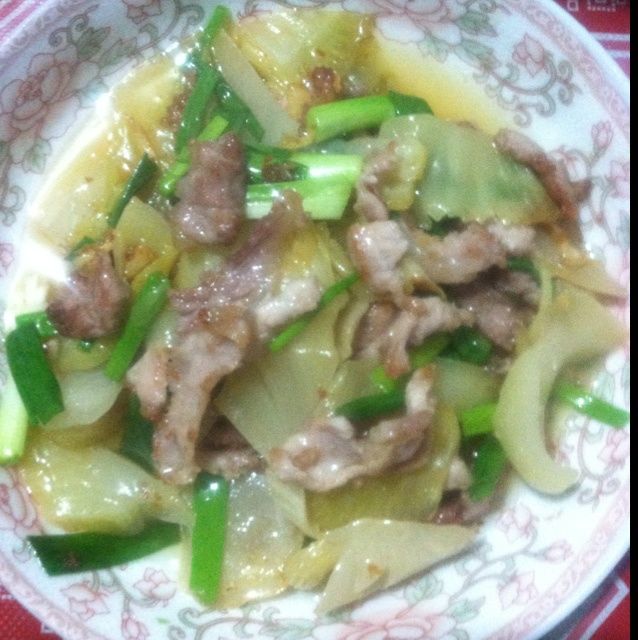 豬肉炒鹹菜