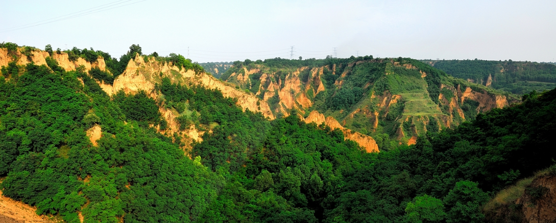 黃土高原綠化圖