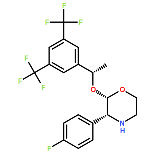 (2S,3R)-2-[(1S)-1-[3,5-雙（三氟甲基）苯基]乙氧基]-3-（4-氟苯基）嗎啉鹽酸鹽