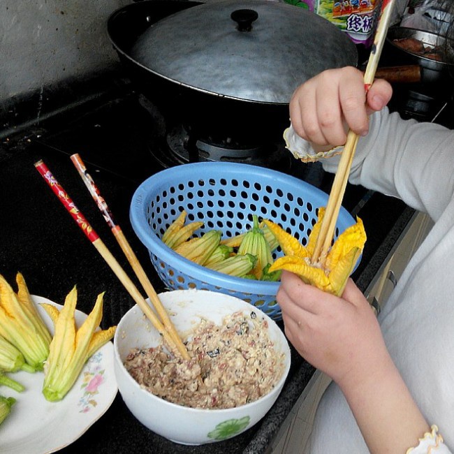 釀南瓜花湯