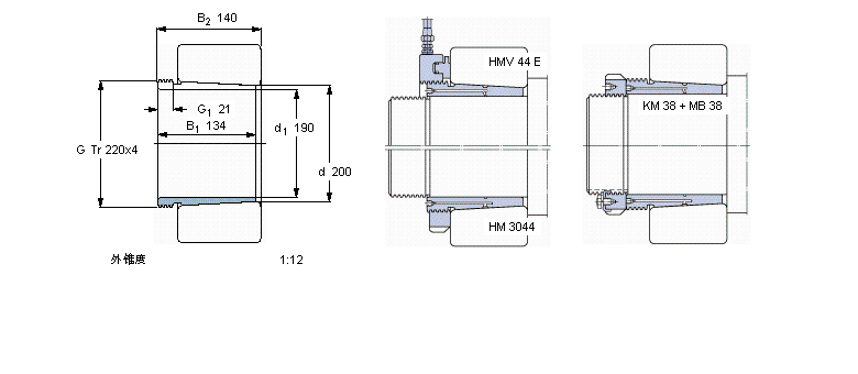 SKF AH3140軸承