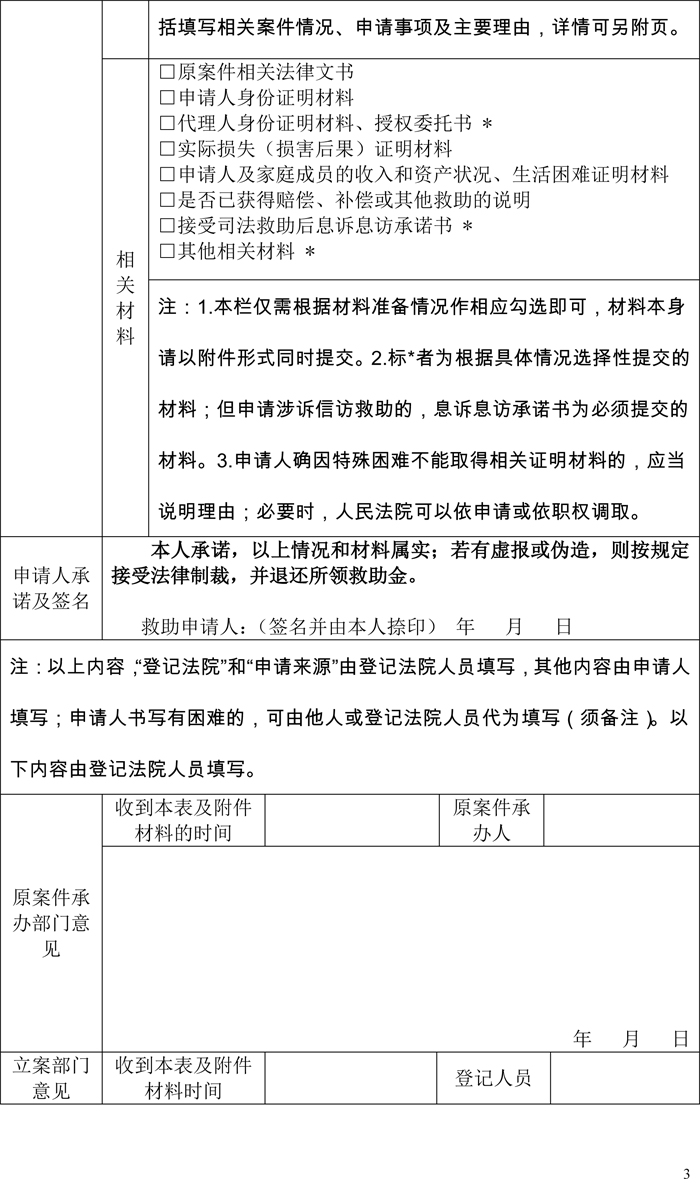 最高人民法院司法救助委員會工作規則（試行）