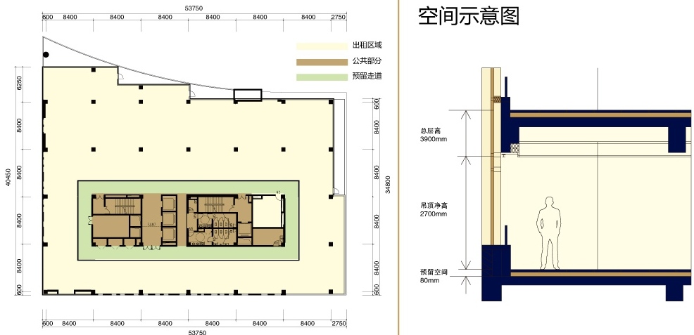 平面及空間示意圖