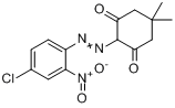 2-[（4-氯代-2-硝基苯基）偶氮]-5,5-二甲基-1,3-環己二酮