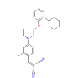[[4-[[2-（2-環己基苯氧基）乙基]乙基氨基]-2-甲苯基]亞甲基]丙二腈