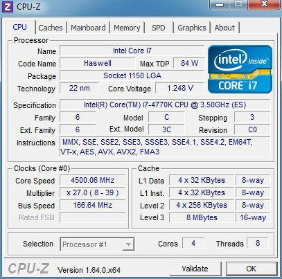 Intel Core i7 Haswell