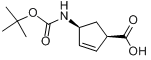 (1R,4S)-N-叔丁氧羰基-1-氨基環戊-2-烯-4-甲酸